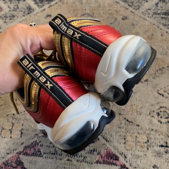 Nike Air Max 97 'Gold Sequin' Sneakers - Picture 7 of 11